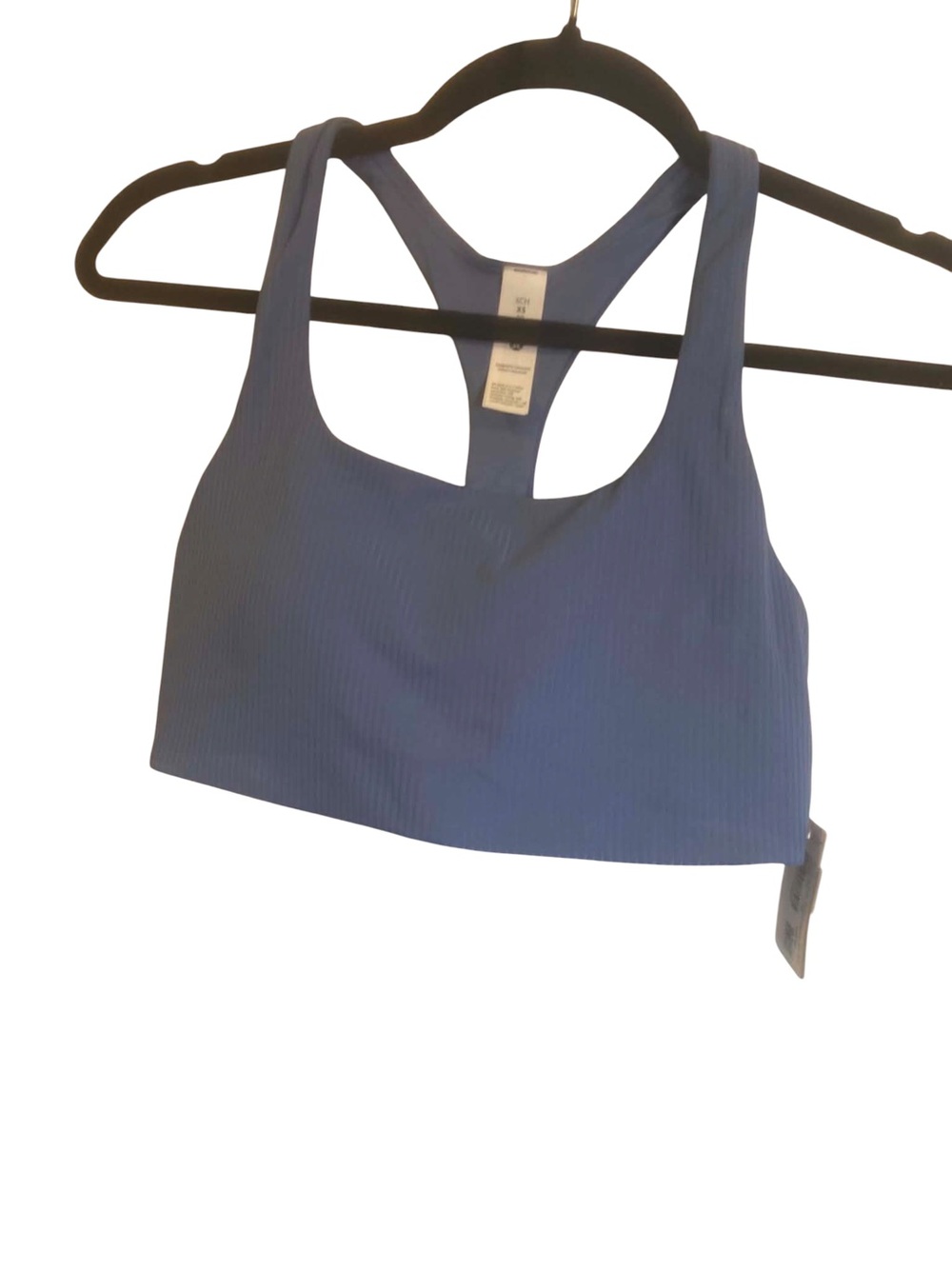 NWT Lululemon All-Time Hero Ribbed Sports Bra Size XS BC PREP BLUE